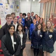 Deakin Student Leaders pose for photo with Michael Sukkar MP and David Burt from SALT