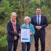 Michael Sukkar MP standing with members of the Antonio Park Advisory Committee