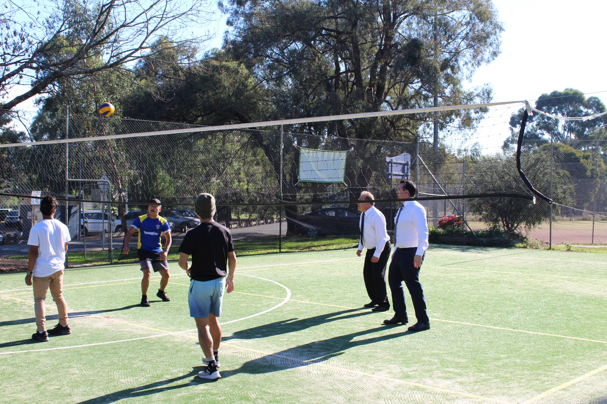 Hughes Park New Outdoor Volleyball Courts Michael Sukkar MP